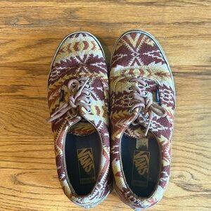Vans Pendleton Fine Woolen Fabrics Rare Shoes